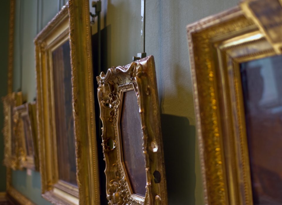 Old paintings at museums